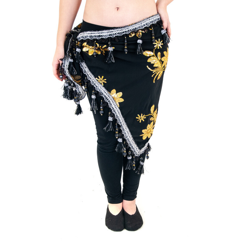 Belly Dance Shawl Layla Black
