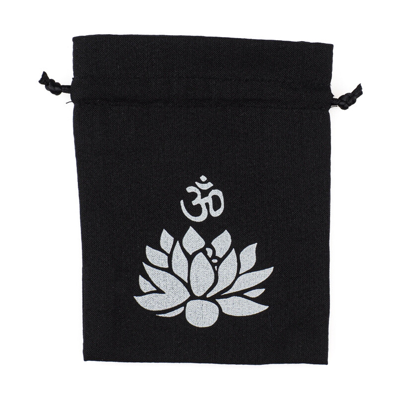 Gift Bag Om Lotus 11 x 14 cm Black