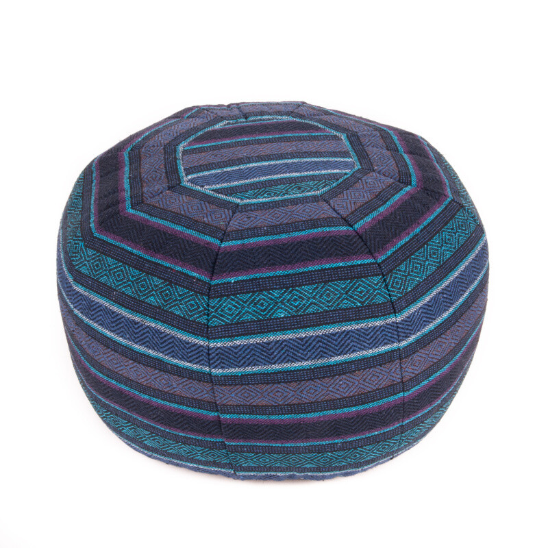 Tabouret Boho 50 cm Blue