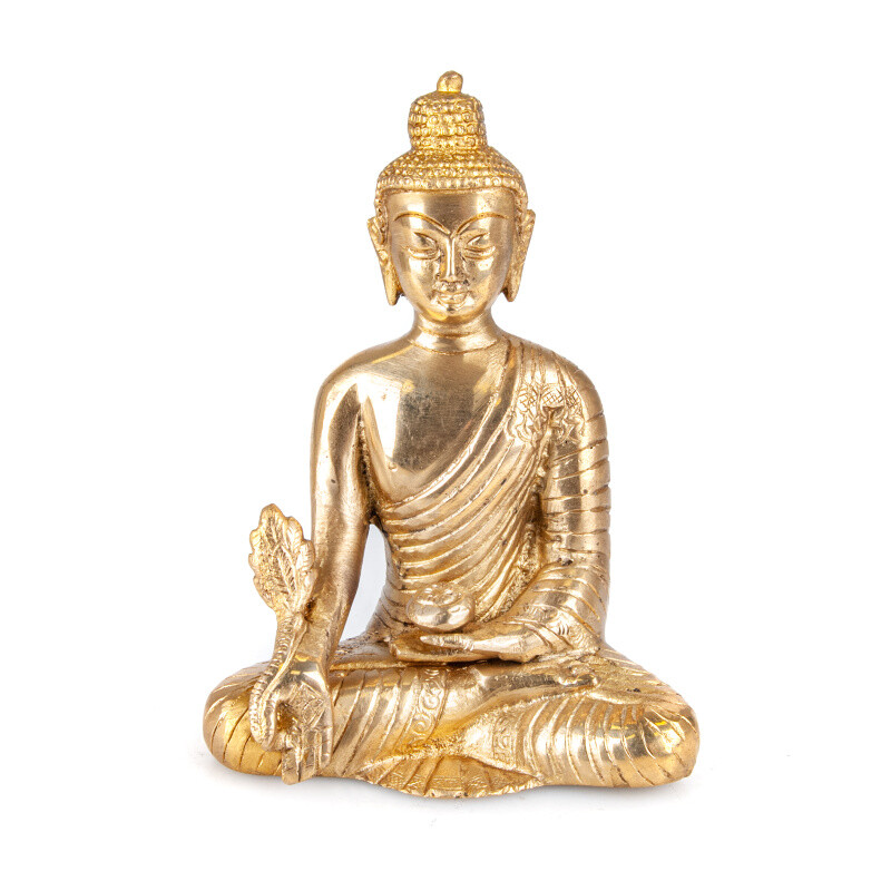 Statuette Metal Buddha Charity 16 cm