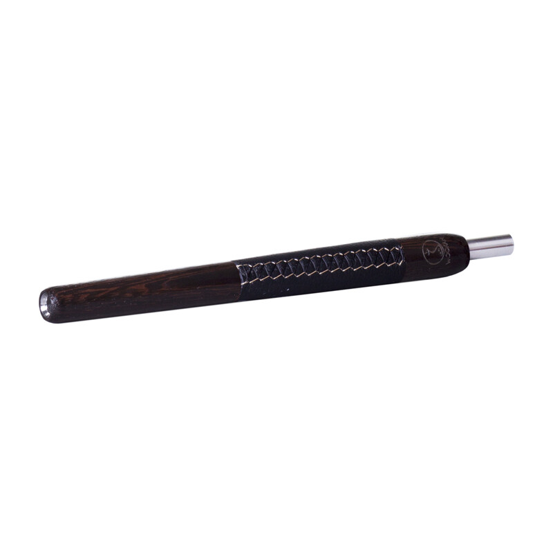 Mouthpiece Wookah WENGE Wood/Leather Black