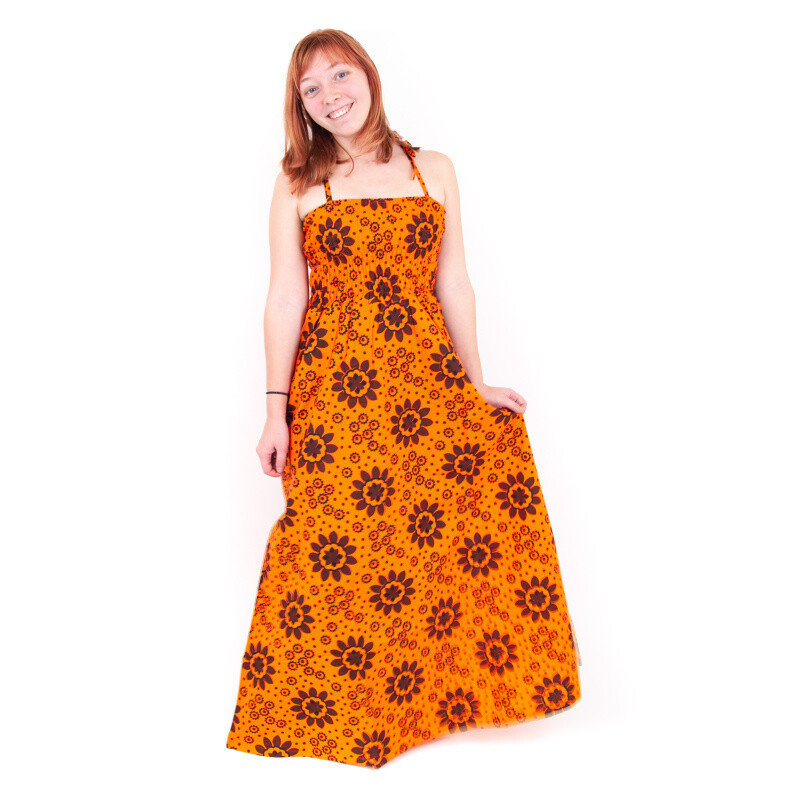 Dress Long Devi M Orange