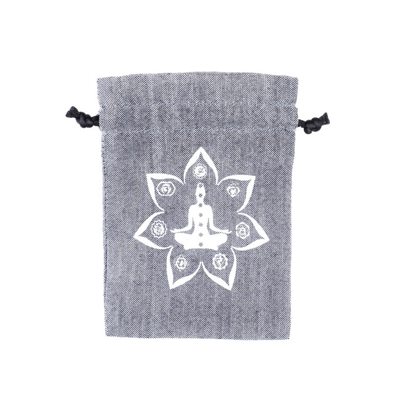 Gift Bag Yoga 8 x 11 cm Grey