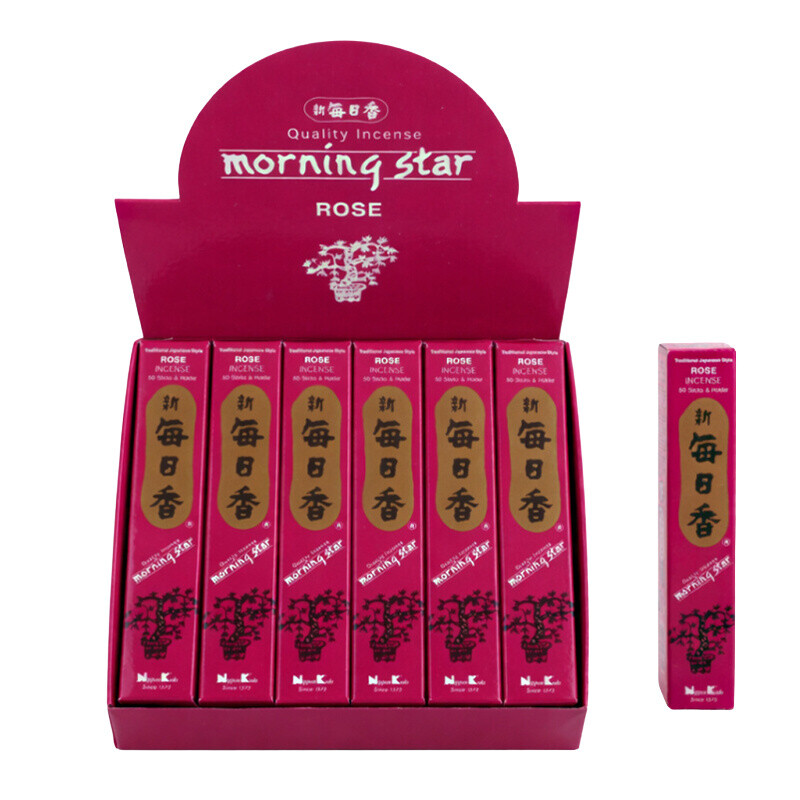 Japanese Incense Sticks Nippon M/S 50 sticks Rose