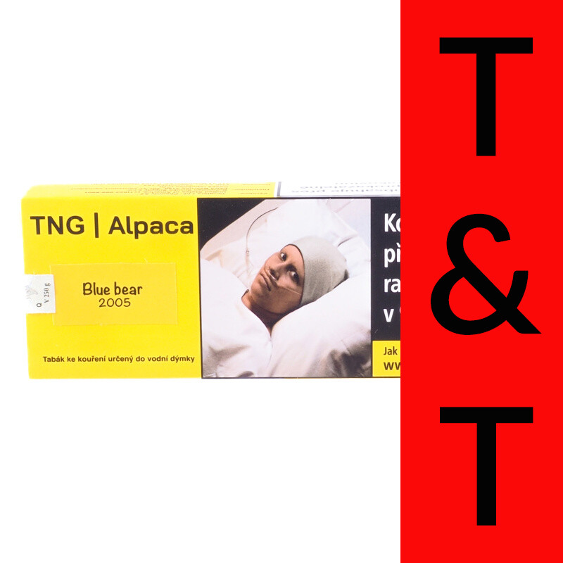 Hookah Tobacco TNG Alpaca Blue Bear 2005 250 g
