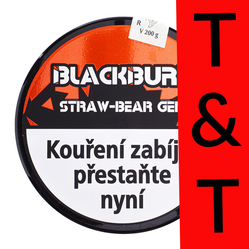 Hookah Tobacco BlackBurn Straw-bear Gem 200 g