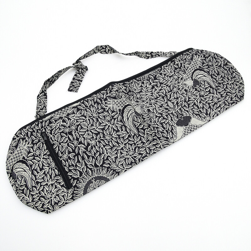 Yoga bag Leaves Black