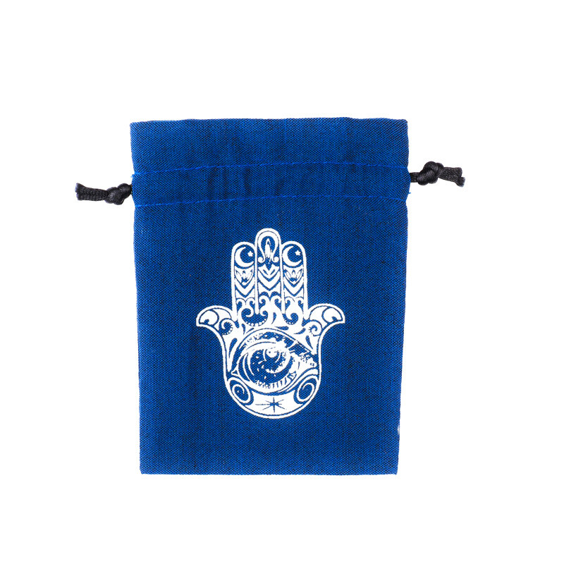 Gift Bag Hamsa 8 x 11 cm Blue
