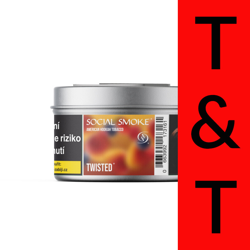 Hookah Tobacco Social Smoke Twisted 200 g