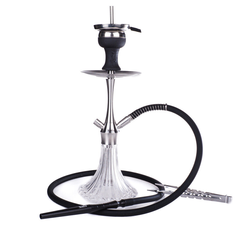 Hookah MVP A36 Silver Clear Pattern