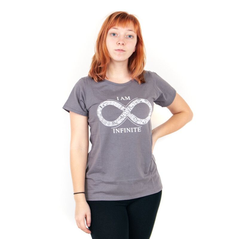 T-shirt Ladies' INFINITE L Grey