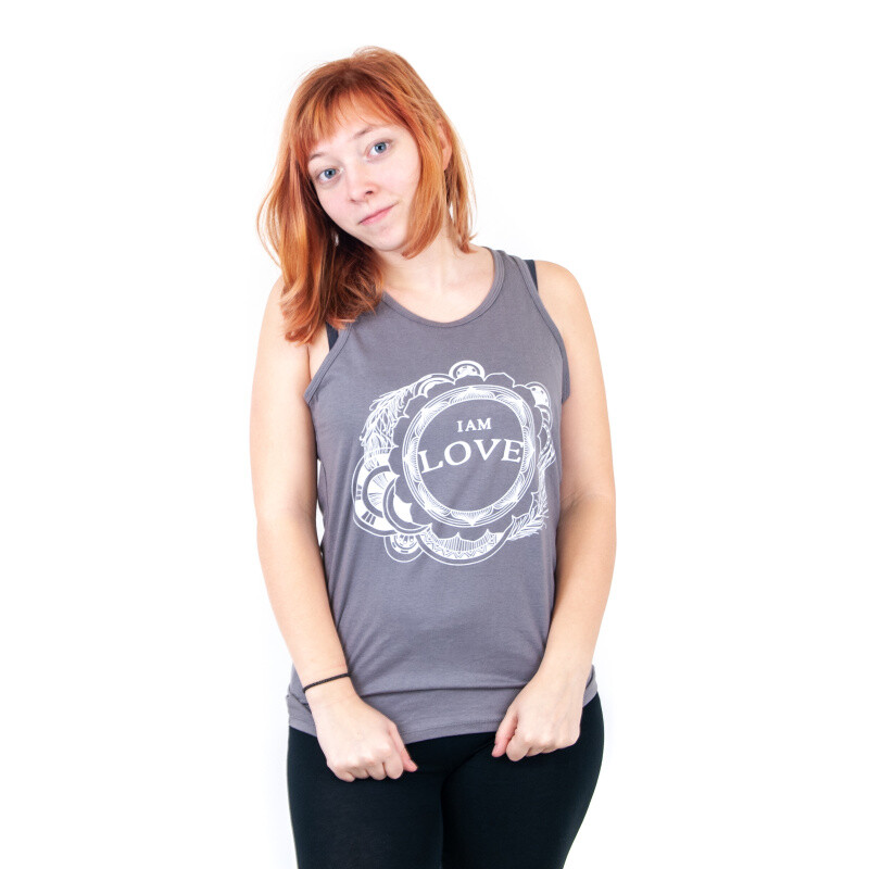 Tank Top Women´s LOVE M Grey