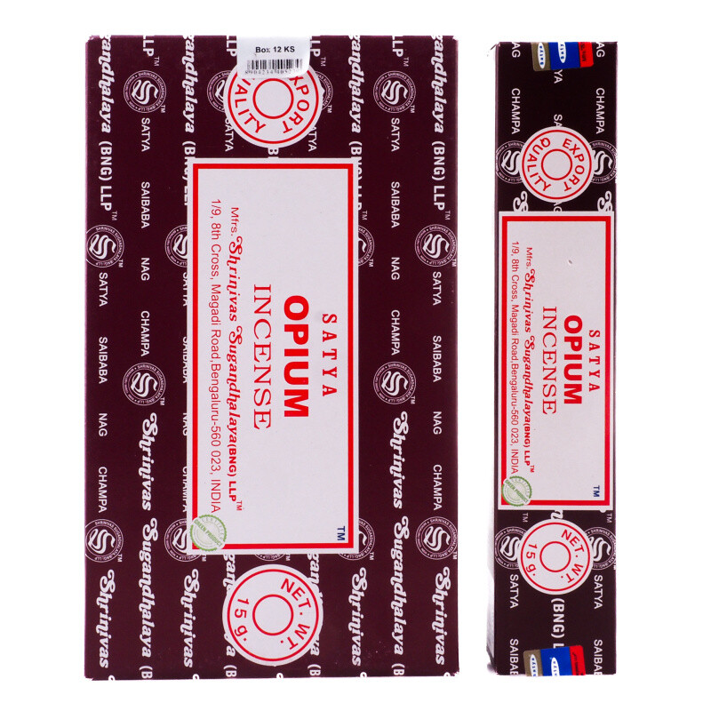 Indian Incense Sticks Satya PK Opium 15 g