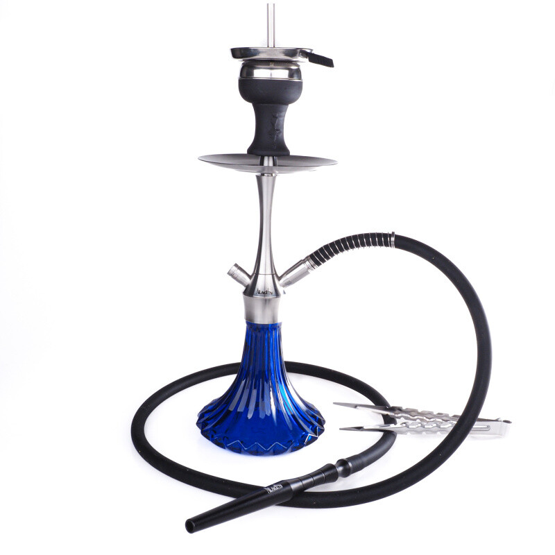 Hookah MVP A36 Silver Dark Blue Pattern