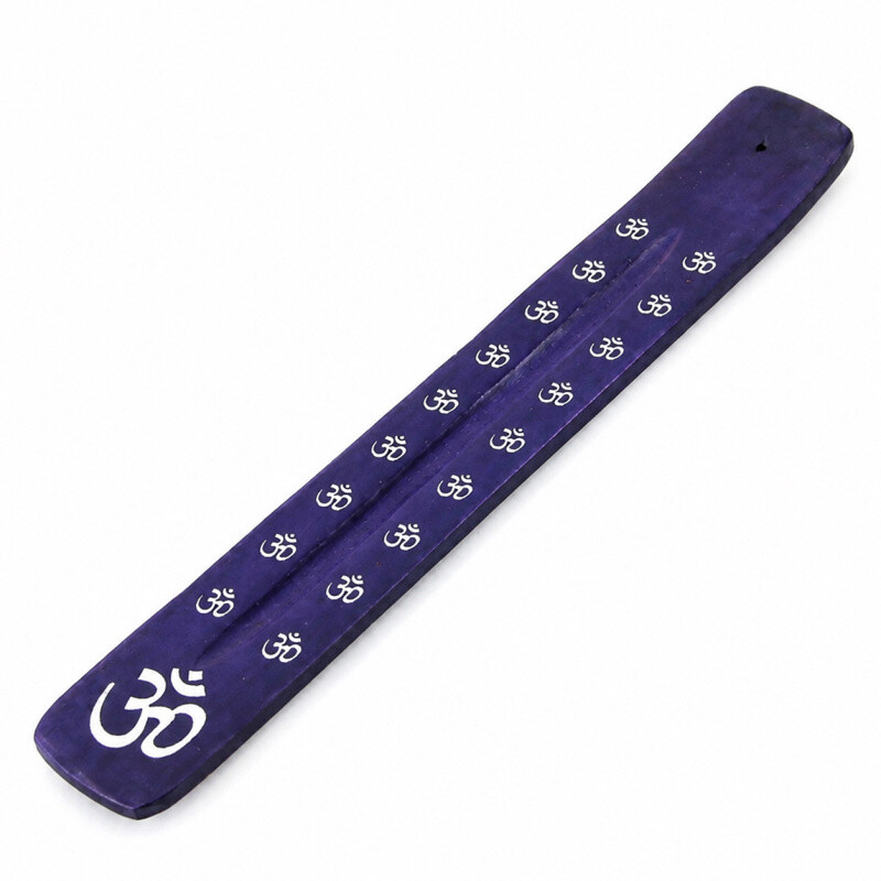 Incense Stick Holder - Ski Manju Om Purple