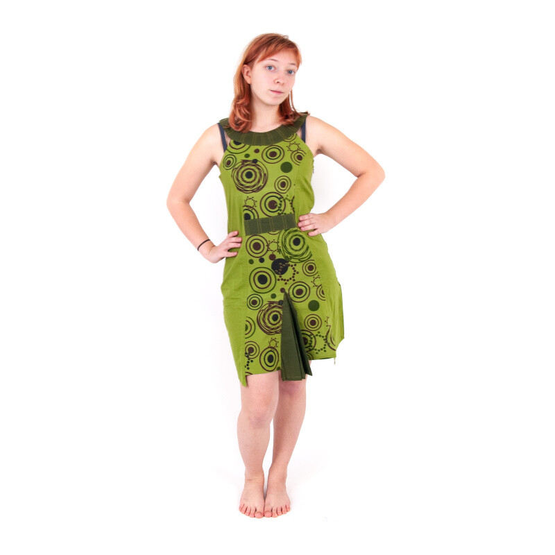 Dress Short Esha L Green