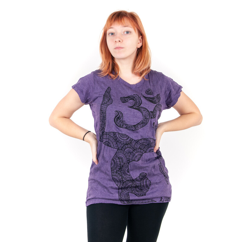 T-shirt Ladies' SURE Yoga Ohm L Purple