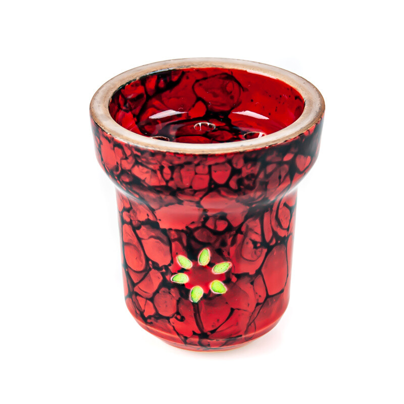 Solaris Glaze Eva Red Black Bowl