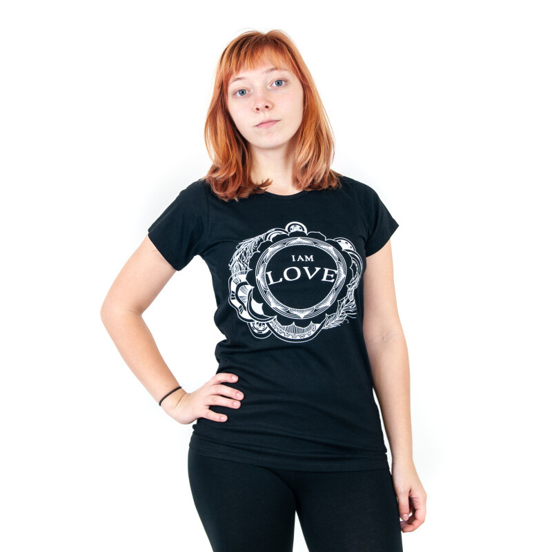 T-shirt Ladies' LOVE M Black