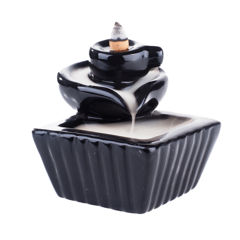 Backflow Incense Cone Holder Shiva Lingam