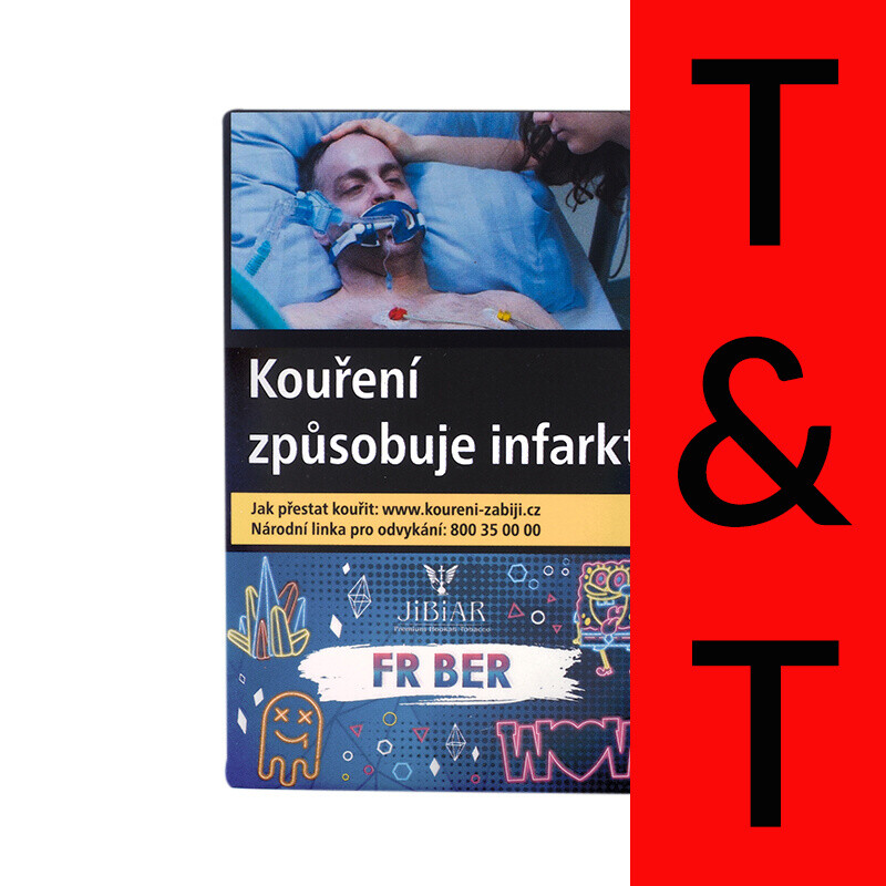 Hookah Tobacco Jibiar Fr Ber 50 g