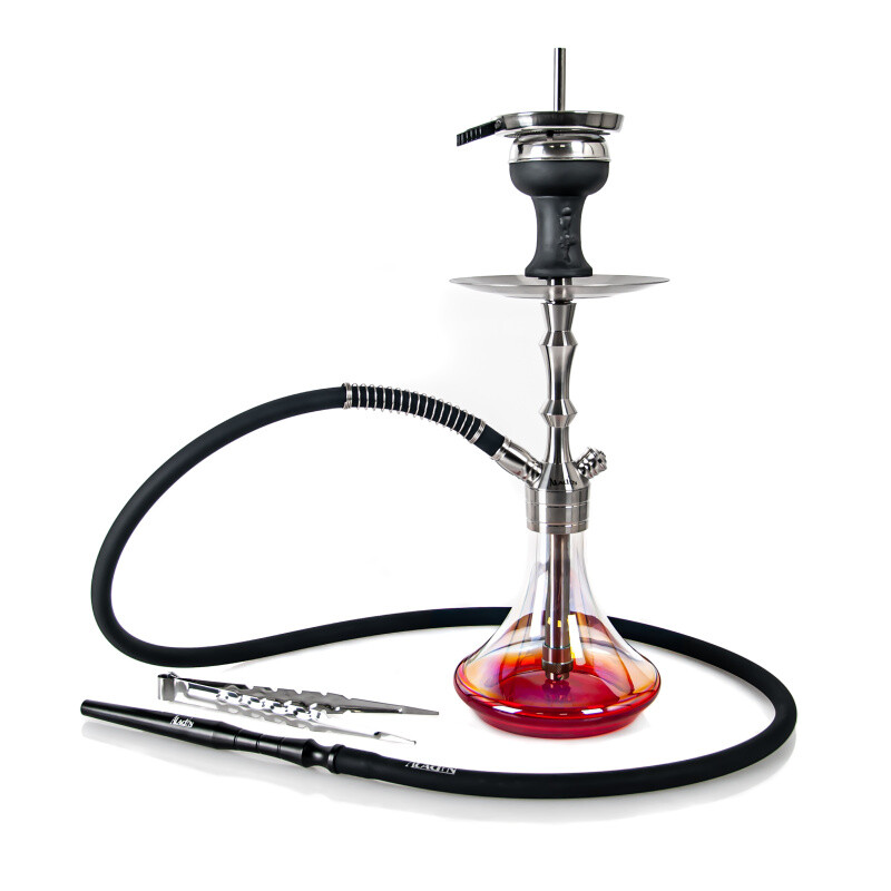 Hookah MVP360 Shiny Bottom Red 36 cm