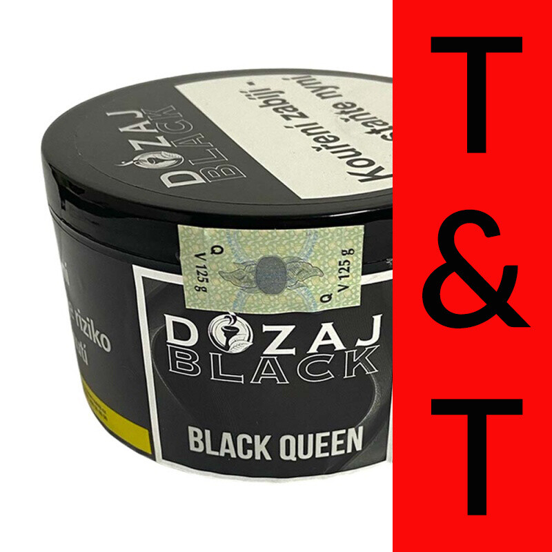 Hookah Tobacco Dozaj Black Black Queen 125 g