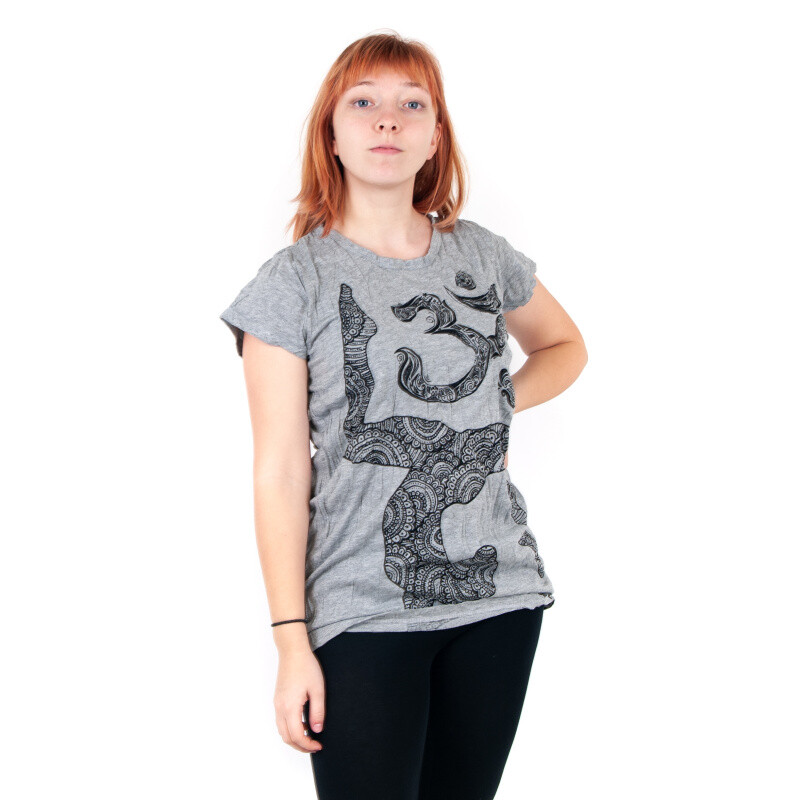 T-shirt Ladies' SURE Yoga Ohm L Light Grey