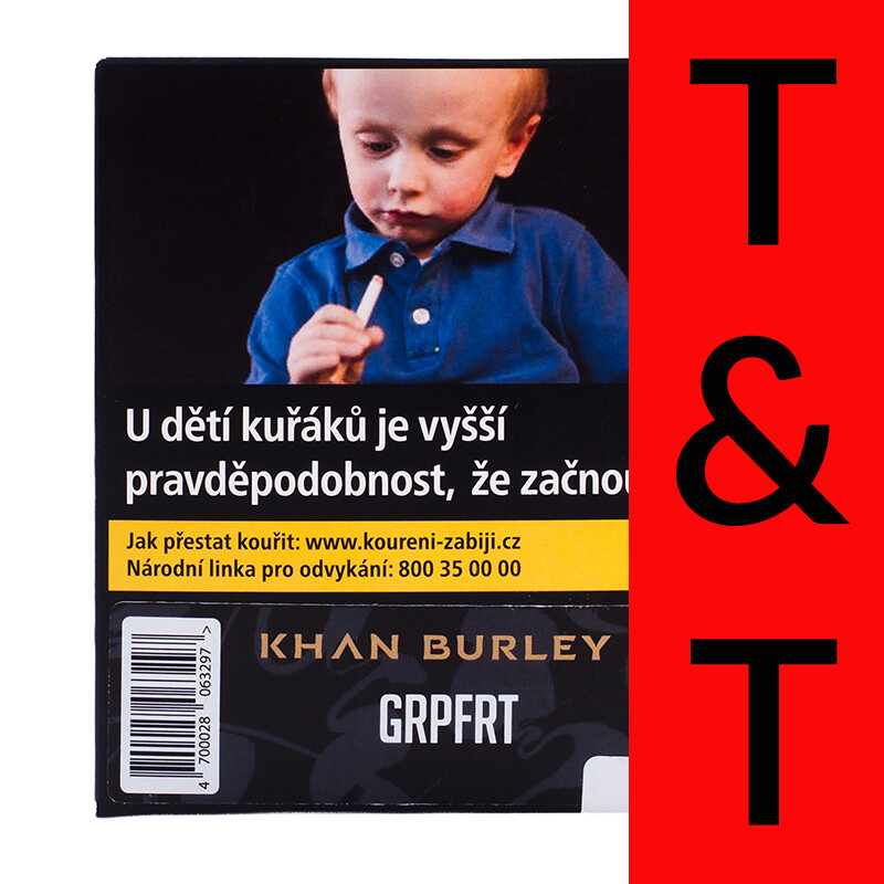 Hookah Tobacco Khan Burley Grpfrt 40 g