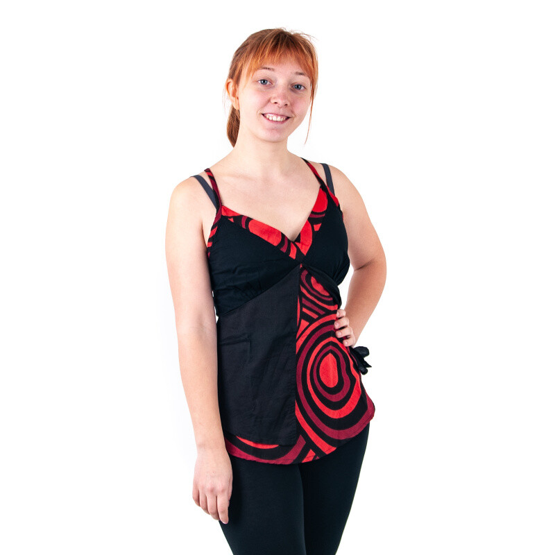 Top Blouse Charlotte M Red