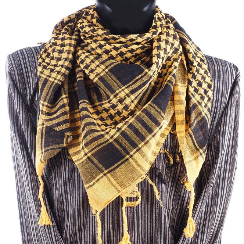 Headscarf Palestine Arafat Cotton Yellow