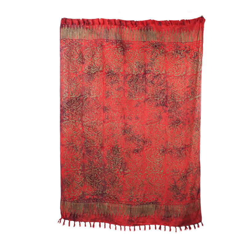 Pareo Sarong Bali Roro Red 160 x 118 cm