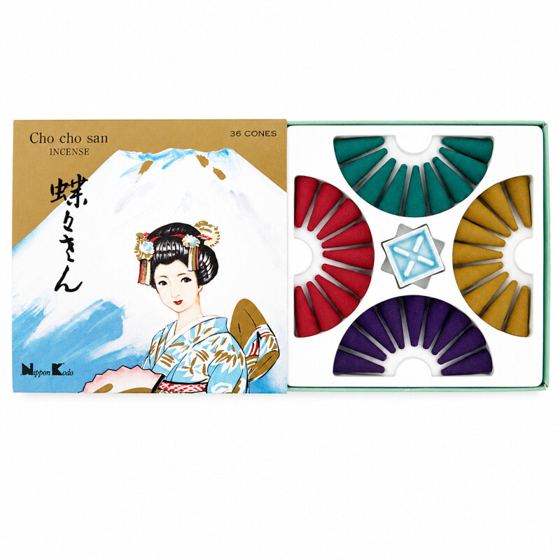 Japanese Incense Cones Nippon Cho-Cho-San