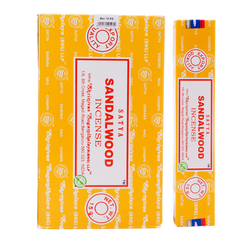 Indian Incense Sticks Satya PK Sandal 15 g