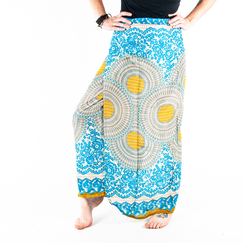 Skirt Honeycomb Mandala Light Light Blue