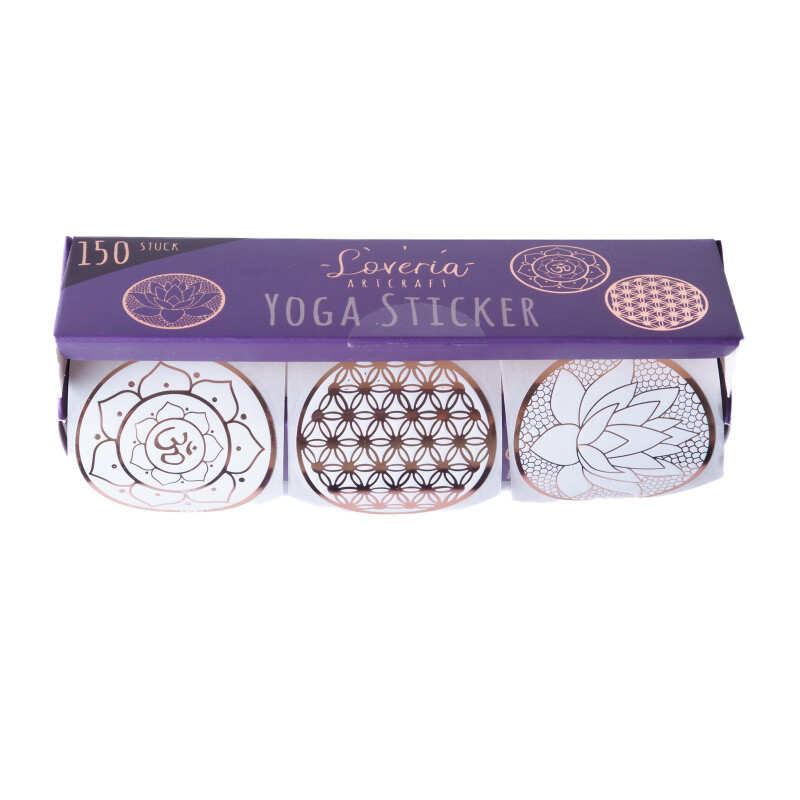 Stickers Yoga Box 3 x 50 pcs