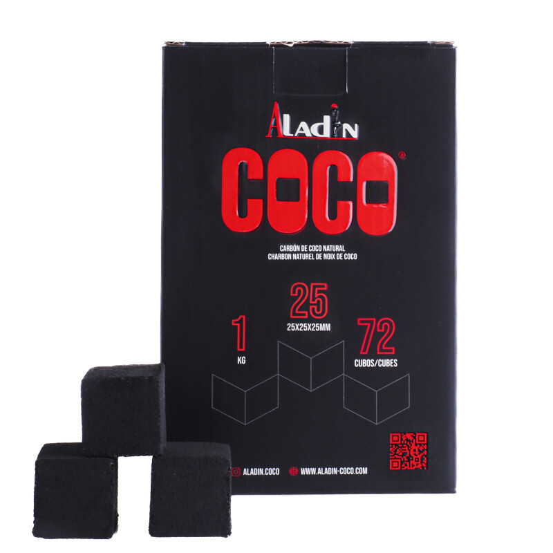 Aladin Coco Charcoal 25 mm 1 kg