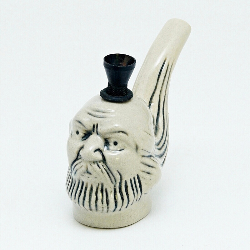Bong Ceramic Bearded Man 9 cm