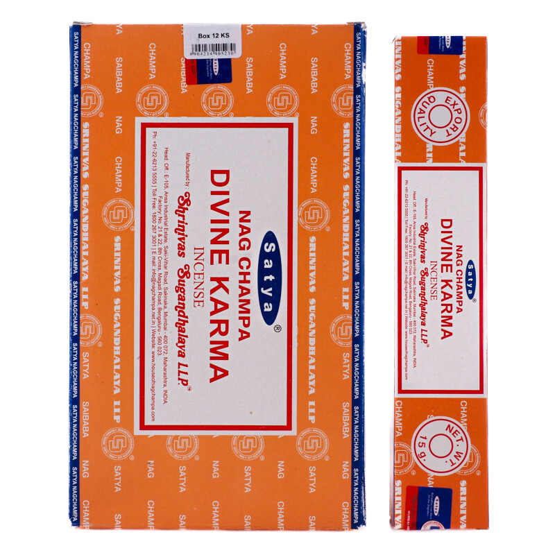 Indian Incense Sticks Satya PK Divine Karma 15 g