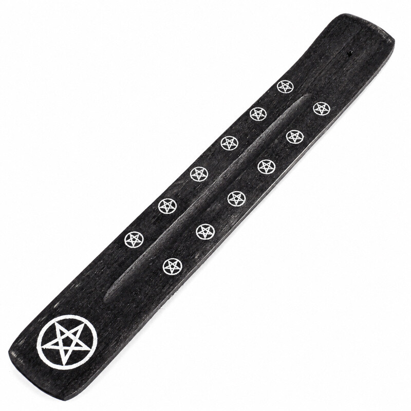Incense Stick Holder - Ski Manju Pentagram Black