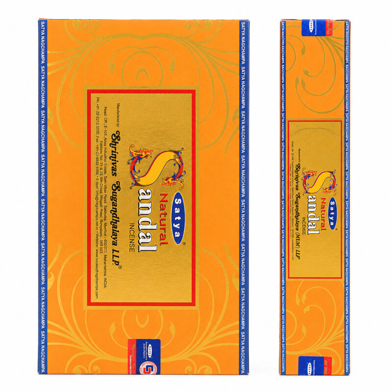 Indian Incense Sticks Satya PK Natural Sandal 15 g