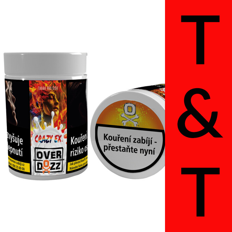 Hookah Tobacco Overdozz Crazy Ex 50 g