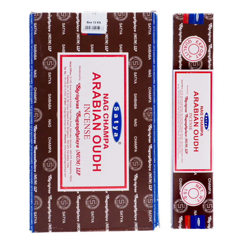 Indian Incense Sticks Satya PK Arabian Oudh 15 g