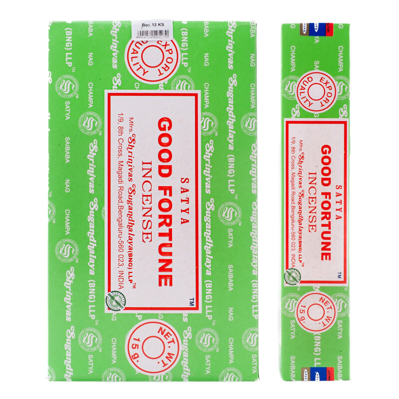 Indian Incense Sticks Satya PK Good Fortune 15 g