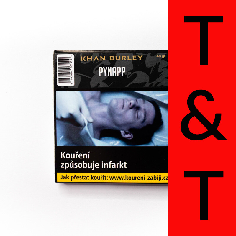 Hookah Tobacco Khan Burley Pynappl 40 g