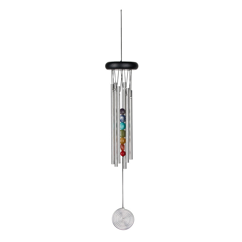 Woodstock 7 Chakra Stones Chime 44 cm