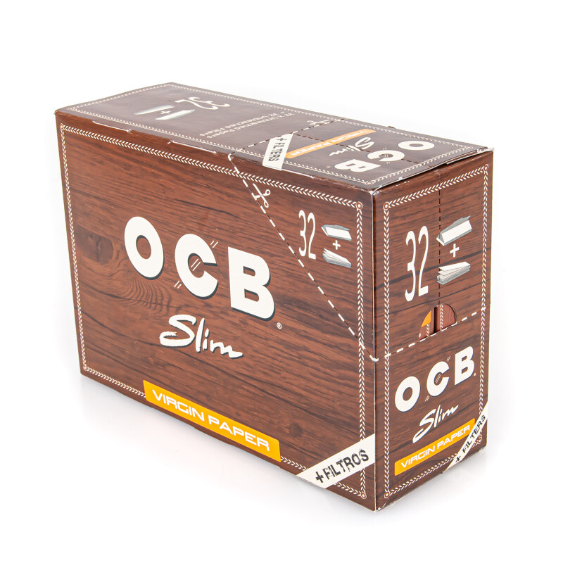Cigarette Papers OCB Virgin Slim KS Filters Box 32 ks