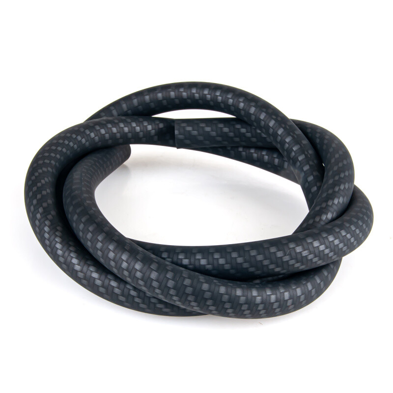 Silicone Hookah Hose Soft Touch Carbon 17/12 150 cm Black