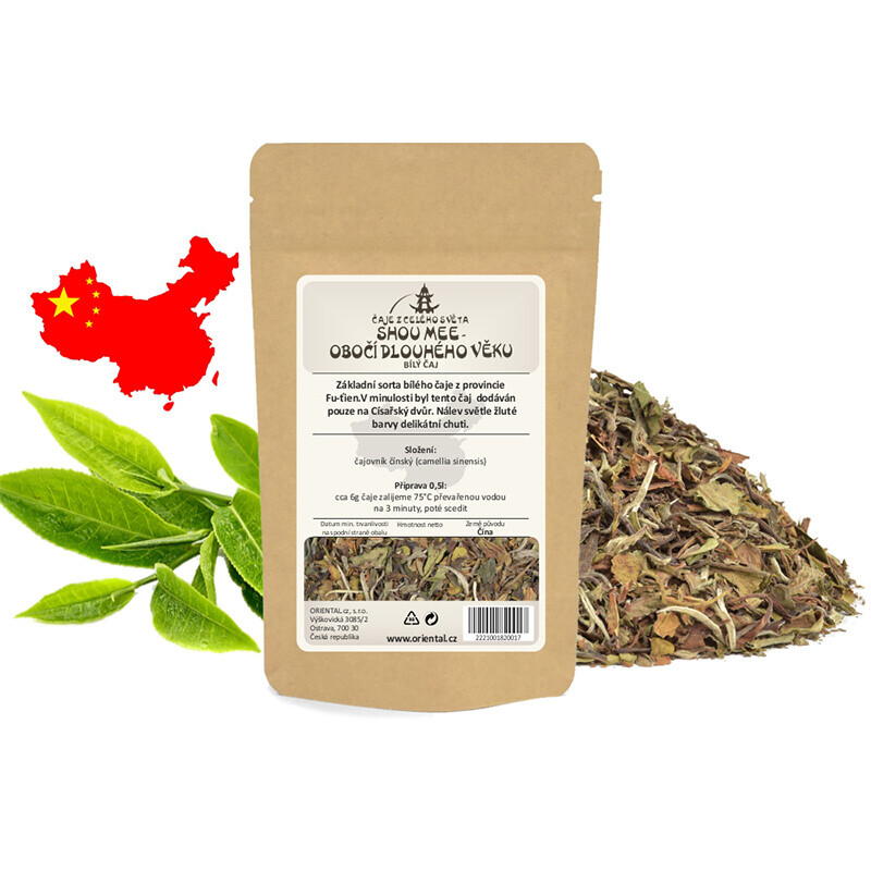Chinese White Tea Shou mei - Longevity Eyebrow 50 g