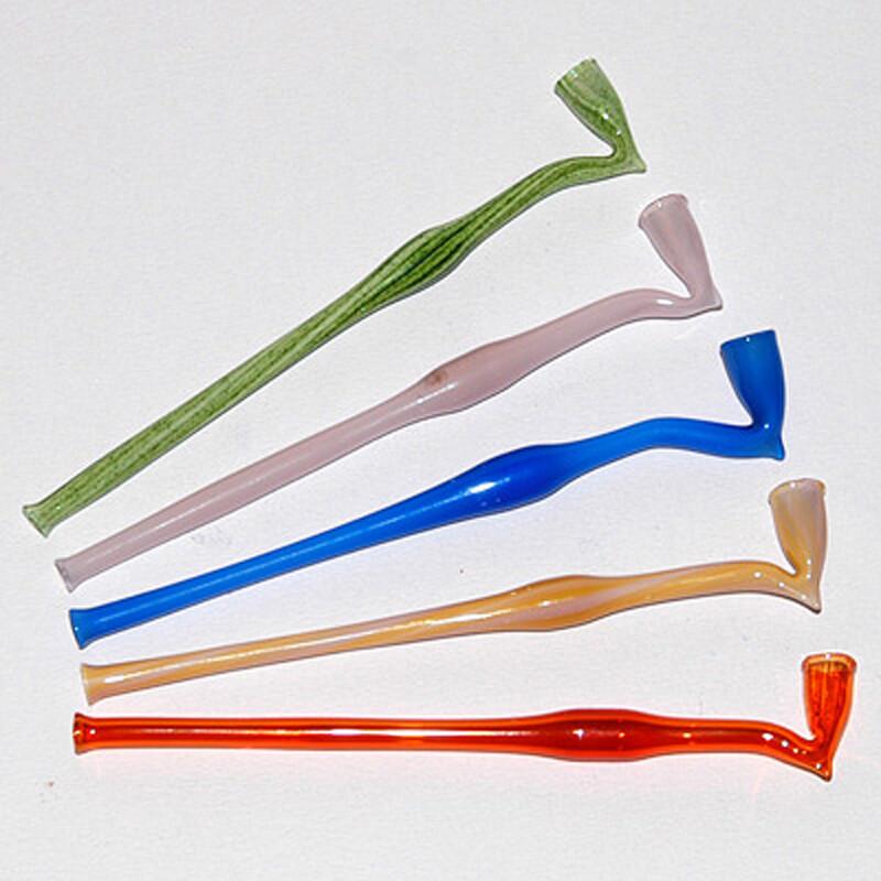 Glass Pipe Coloured Skunk 14 cm